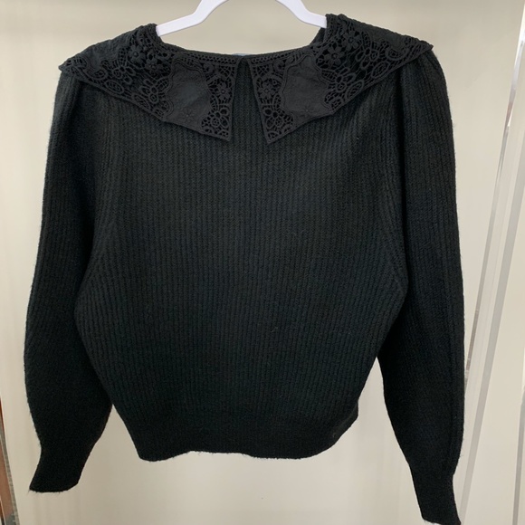 TOPSHOP Crochet Knitted Cardigan - Picture 3 of 5